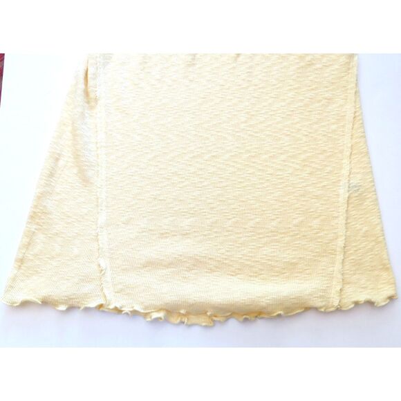 Stone Flowers Women's Knit Tunic Top Butter Yellow Medium EUC - Picture 6 of 10